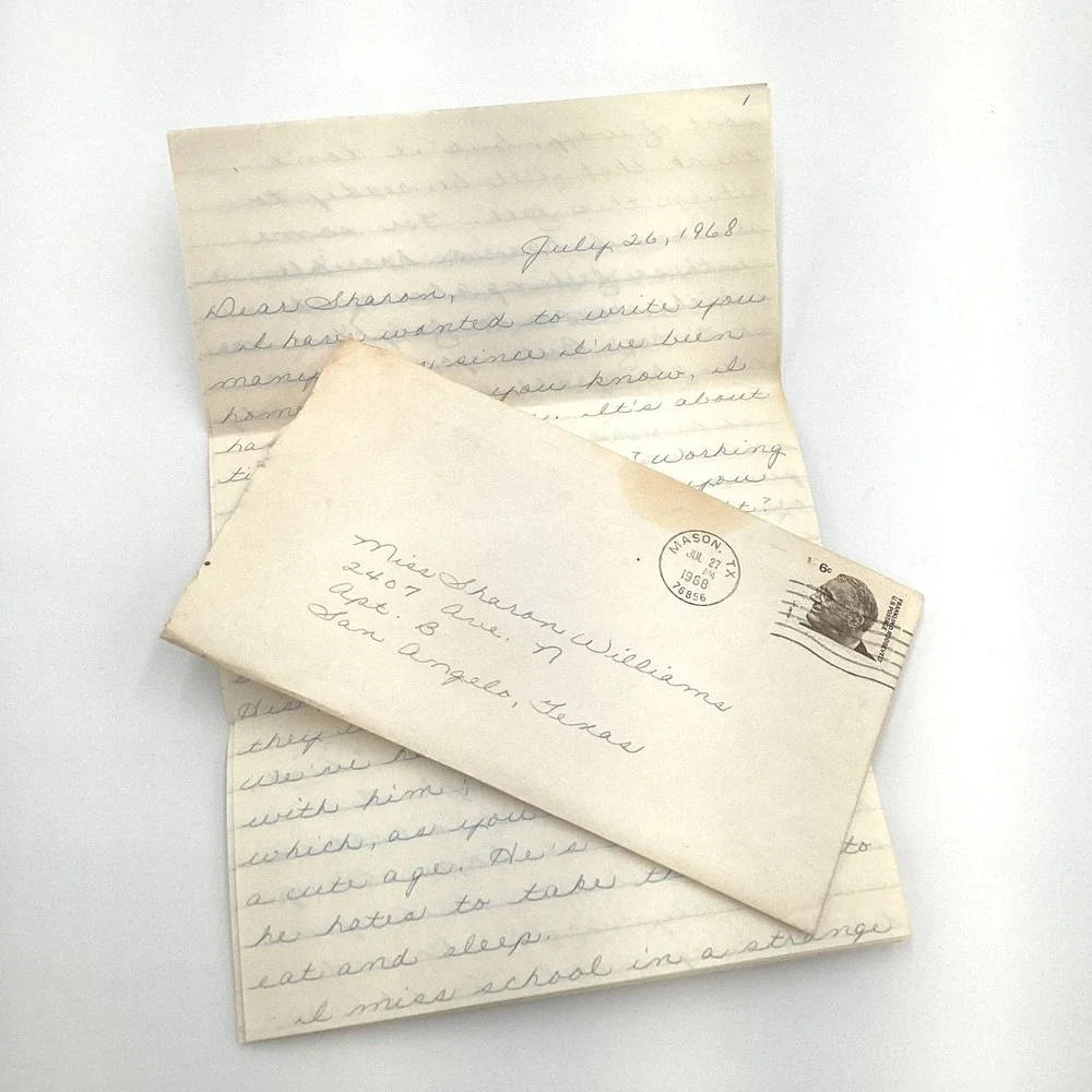 Vintage 1960s Miss Sharon‎ Williams Mail Lot Wedding Invitation Christmas Card